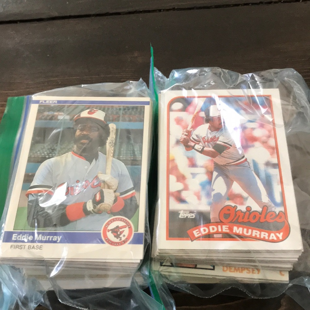 BALTIMORE ORIOLES Assorted Baseball Cards ‘81-91
